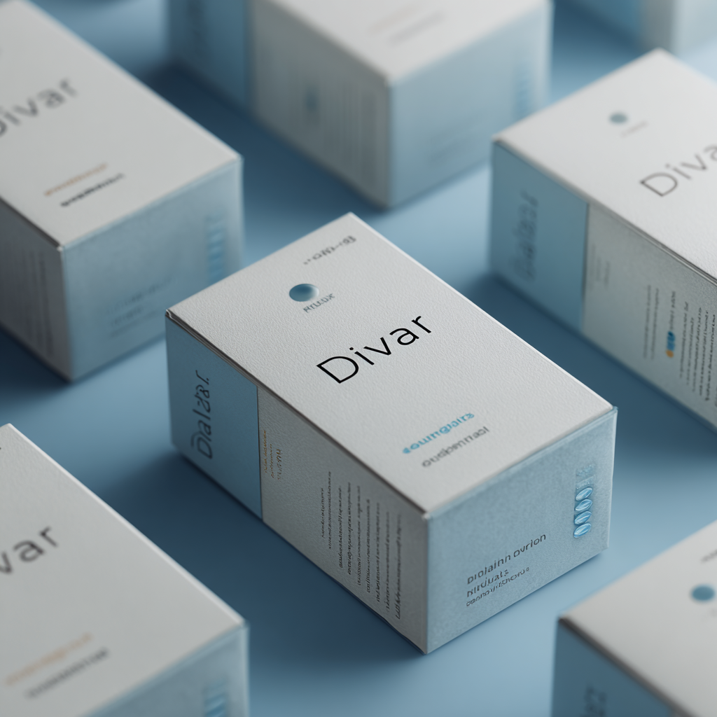 product package on neutral background